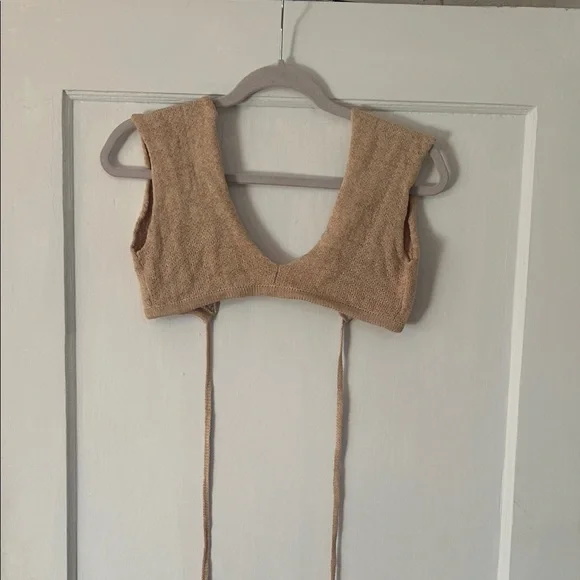 Flook the Label Amaris crop top 100% cotton size medium Bali festival resort - Picture 4 of 9